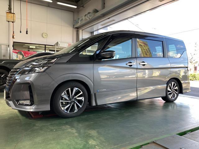 ニッサン セレナe-power HFC27 TEIN車高調の取り付け 車高調整 ニッサン セレナe-power HFC27 TEIN車高調の取り付け 車高調整