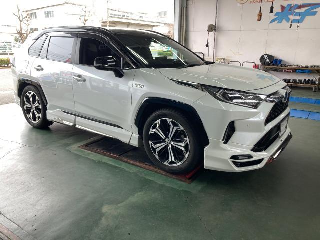 トヨタ　ＲＡＶ４ ＰＨＶ ＡＸＡＰ５４　アンサーバックキット取り付け　グランドスラム米子　米原　米子市　鳥取県