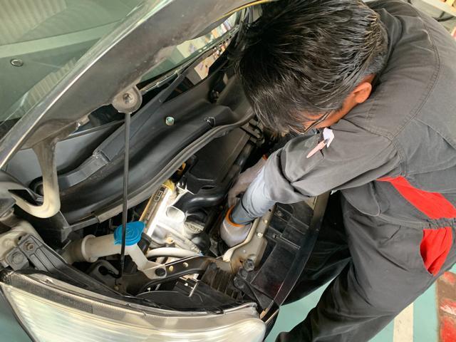 スズキ　パレット　MK21S 車検　 整備　修理　エアコン効かない　ガス補充　用品取り付けのことならイシダオートへ
鳥取市　古海　湖山　千代水　安長