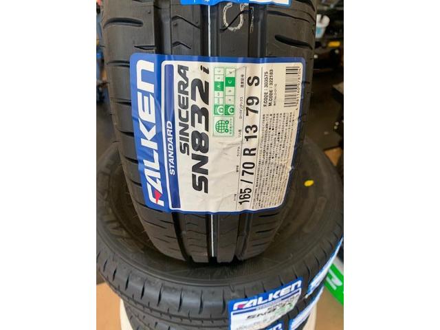 ダイハツムーヴ　L150S　165/70R13　ファルケン　SINCERAタイヤ取り付け！タイヤ交換！！ダンロップ・ヨコハマ・トーヨータイヤ。大川市　柳川市　佐賀市　鳥栖市　みやま市　久留米市　神埼市　他地域大歓迎です。