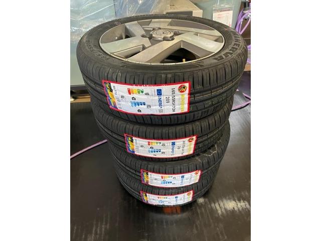 ホンダ　ゼスト　スパーク　タイヤ取り付け！！155/65R14　大川タイヤ交換　持ち込みタイヤ交換　大川市　柳川市　大牟田市　佐賀市　鳥栖市　みやま市　久留米市　神埼市、他地域大歓迎です。タイヤ専門店タイヤガレージK-STYLE