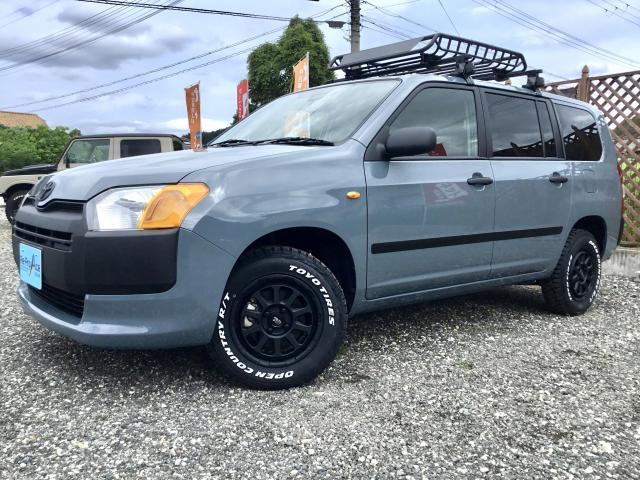 トヨタ　プロボックス　アンヴィルグレー＆ラプターライナー全塗装(当社オリジナルカスタム)