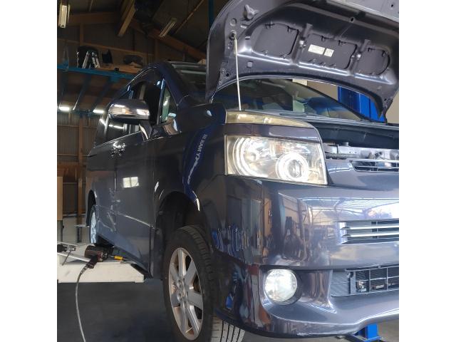 トヨタ　ヴォクシー車検整備　福島県　福島　郡山市　郡山　板金　塗装　ルークリ　ルームクリーニング　代車貸し出し無料　見積もり無料