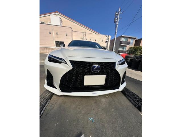 ＩＳ　外装品・エアロパーツ取付　フロントリップスポイラー取付　郡山市