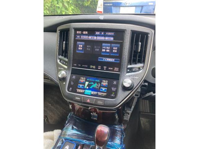 トヨタ　クラウンAWS210　電装系修理 マルチナビ交換　郡山市