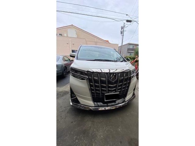 トヨタ30 アルファード フロントガラス フロントガラス飛び石 飛び石補修 福島県 郡山市 安積町