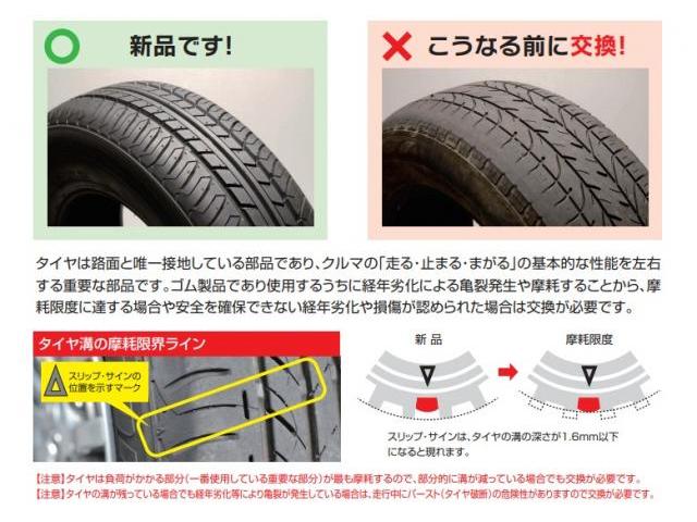 タイヤの交換時期きていませんか？
点検受付中！