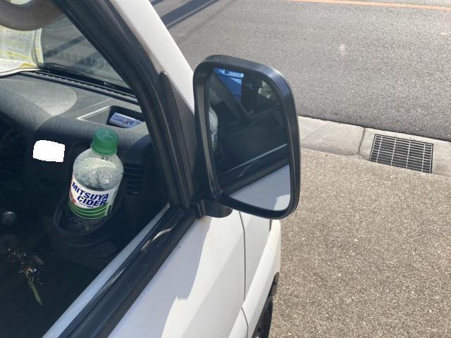 ミニキャブバン　サイドミラー交換