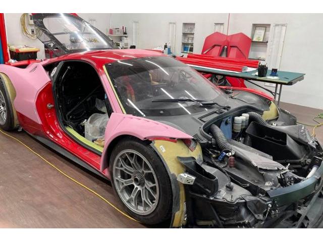 フェラーリ・458GT3 ｜損傷個所修復｜カーラッピング