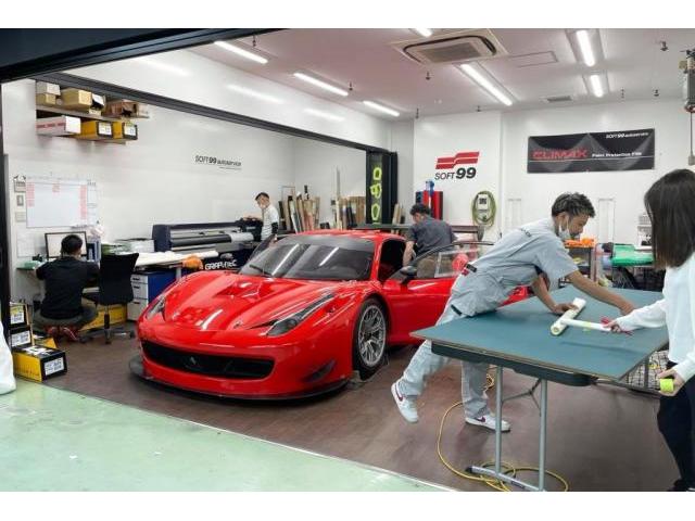 フェラーリ・458GT3 ｜損傷個所修復｜カーラッピング