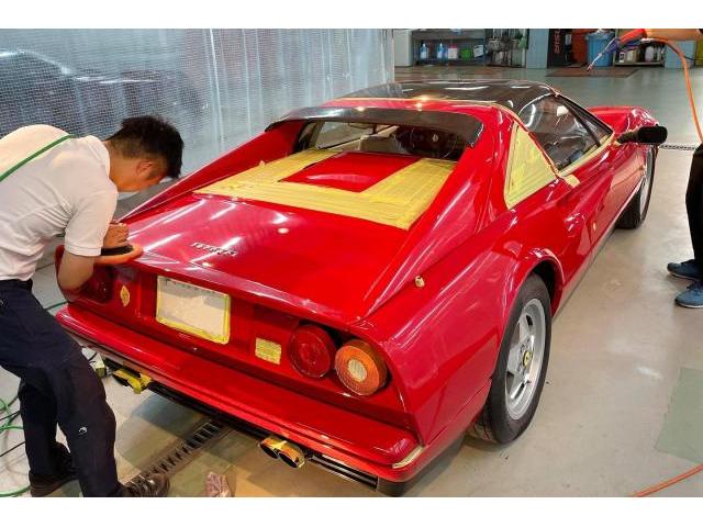 フェラーリ・328GTS｜ガラスコーティング（G’zox リアルガラスコート class R）