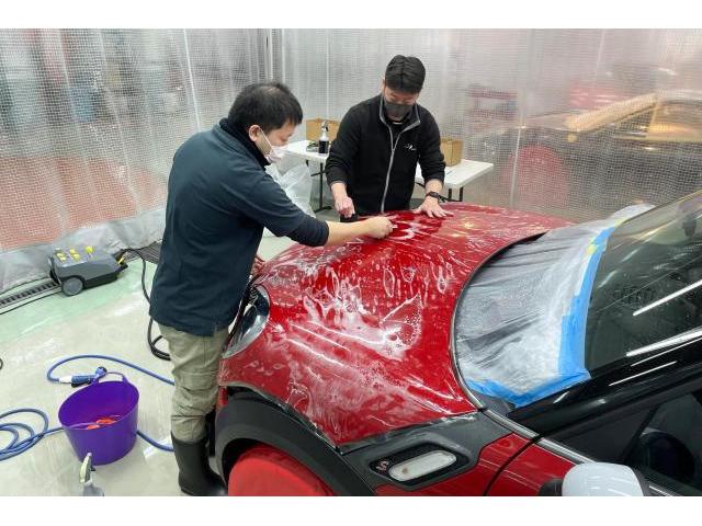 XPELペイントプロテクションフィルム｜認定施工講習｜ミニクロスオーバー