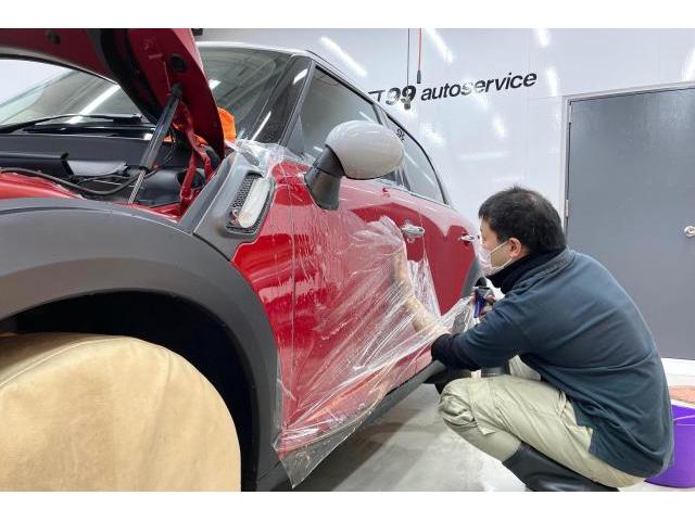 XPELペイントプロテクションフィルム｜認定施工講習｜ミニクロスオーバー