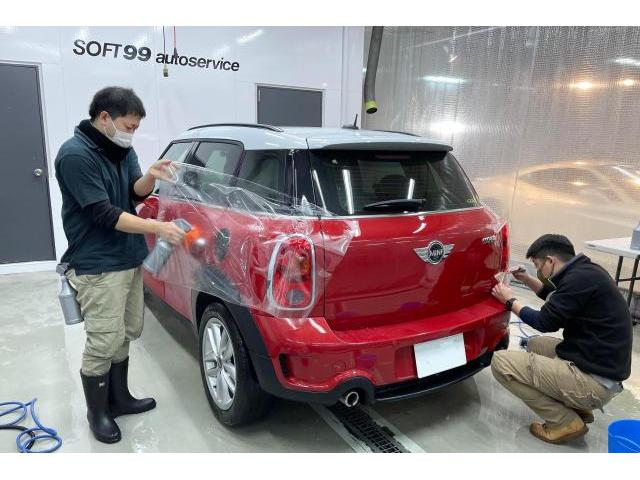 XPELペイントプロテクションフィルム｜認定施工講習｜ミニクロスオーバー