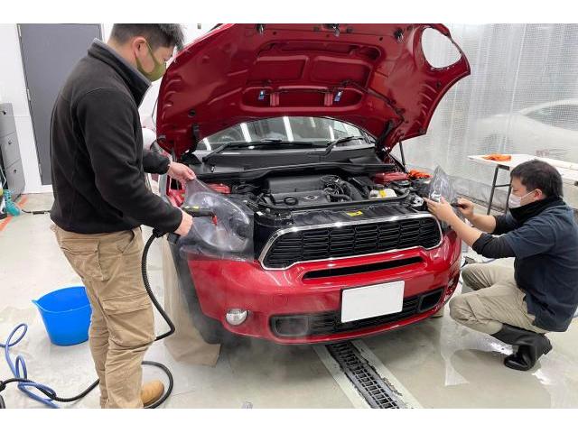 XPELペイントプロテクションフィルム｜認定施工講習｜ミニクロスオーバー