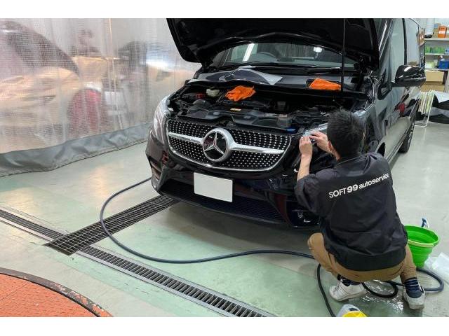 メルセデス・ベンツ V220d｜XPELヘッドライトフィルム｜SLATE SMOKE 50%