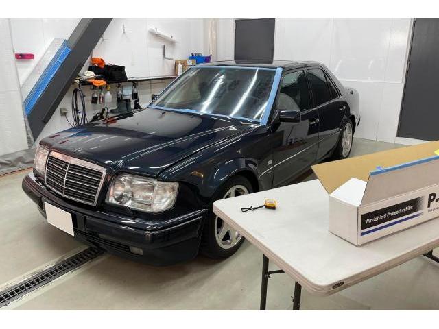 500E BRABUS 6.0｜フロントガラス保護フィルム｜P-Shieldウインドウプロテクションフィルム