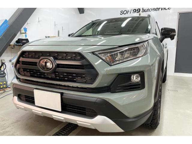 プロテクションフィルム｜施工トレーニング｜RAV4アドベンチャー