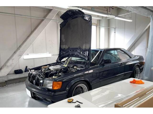 メルセデスベンツW126 AMG 560SEC-6.0ブリスター|ブルー メルセデスベンツW126 AMG 560SEC-6.0ブリスター|ブルー