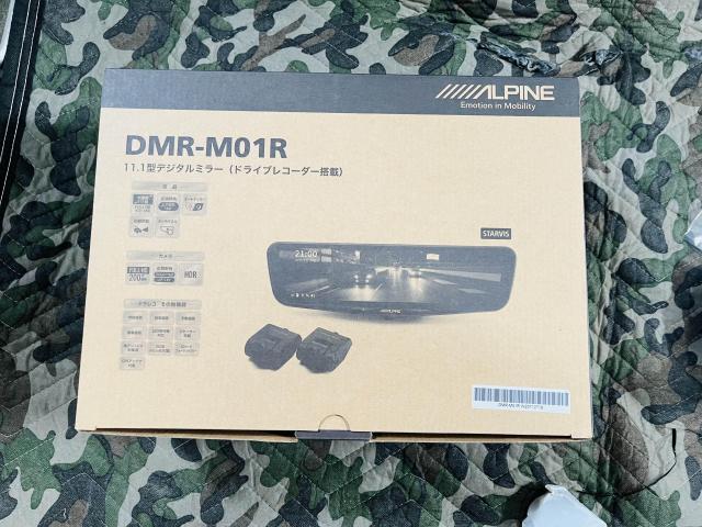 アルパイン　デジタルミラー 前後ドライブレコーダー　DMR-M01R 取付   東京都　江戸川区　江東区　足立区　墨田区　葛飾区　３３ガレージ