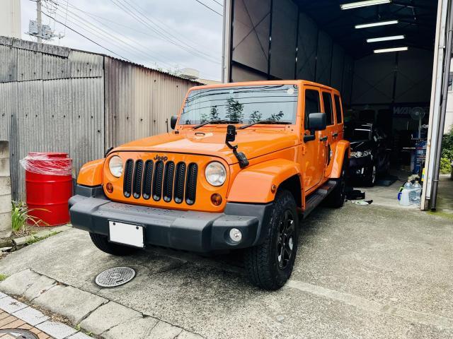 jeep　ジープ　ラングラー　ABSセンサー交換　東京都　江戸川区　江東区　足立区　墨田区　葛飾区　３３ガレージ