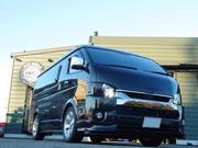 200系ハイエース ボンネット交換・ヘッドライトカバー取付｜グー