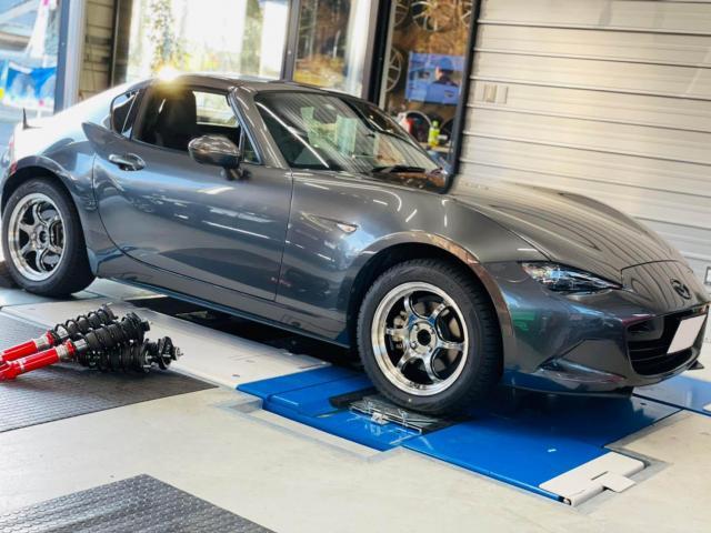 ロードスターRF 持ち込み車高調キット取付