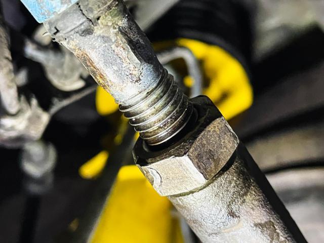 ボルボV70 アライメント調整作業