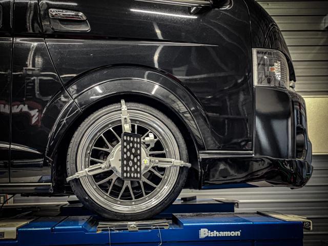 200系ハイエース2WD エアサス取付|グーネットピット 200系ハイエース2WD エアサス取付|グーネットピット