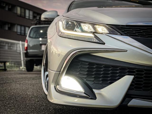 トヨタ マークX 持ち込みフォグバルブ交換