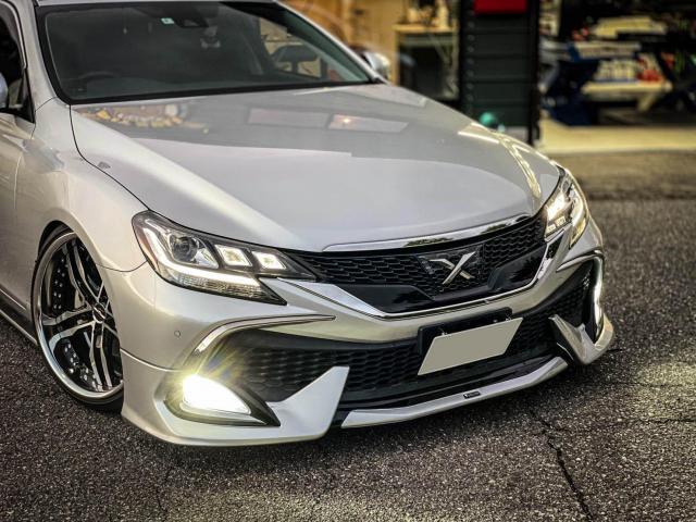 トヨタ マークX 持ち込みフォグバルブ交換