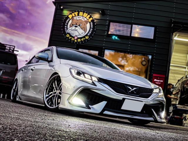 トヨタ マークX 持ち込みフォグバルブ交換