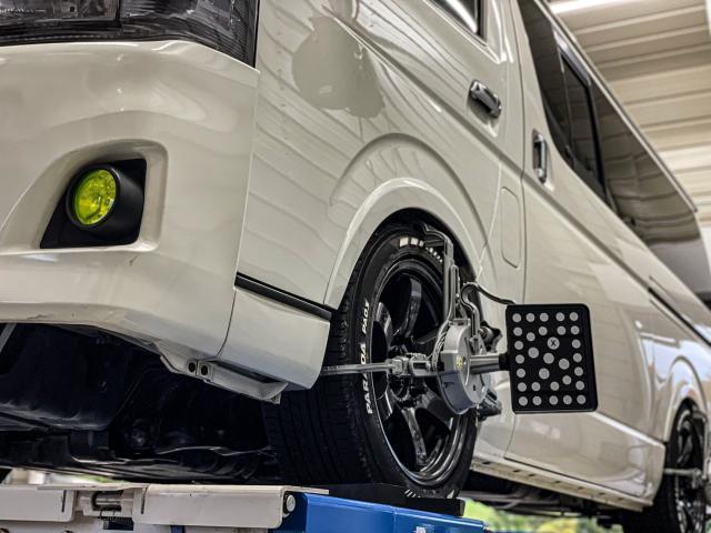 200系ハイエース4WD フロントデフ上げブロック施工 ハイエース 200系ハイエース4WD フロントデフ上げブロック施工 ハイエース