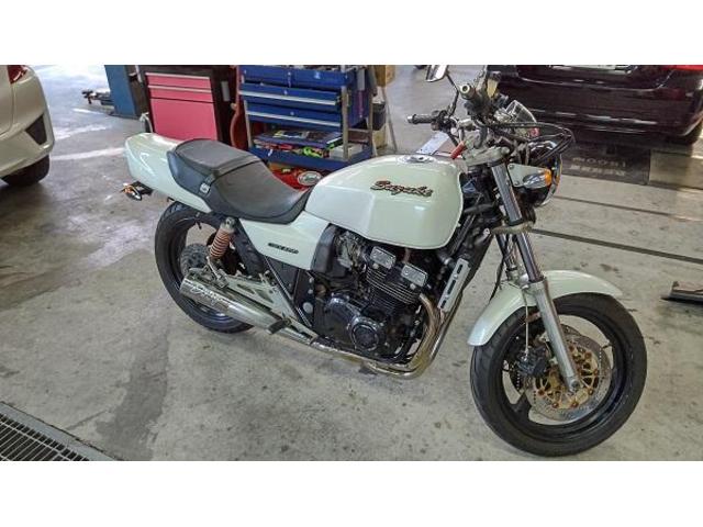 スズキ GSX400インパルス マフラー交換|グーネットピット スズキ GSX400インパルス マフラー交換|グーネットピット