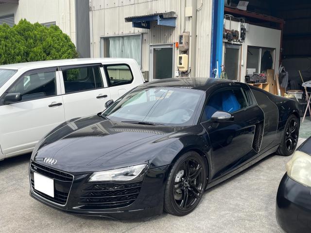 アウディ R8 ドア 線傷補修 愛知県　尾張旭市