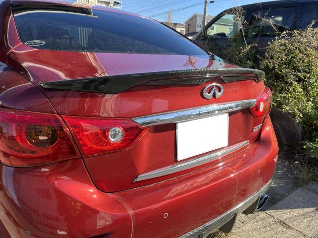 日産 スカイライン メッキパーツ・ドアモールラッピング 愛知県 尾張旭市