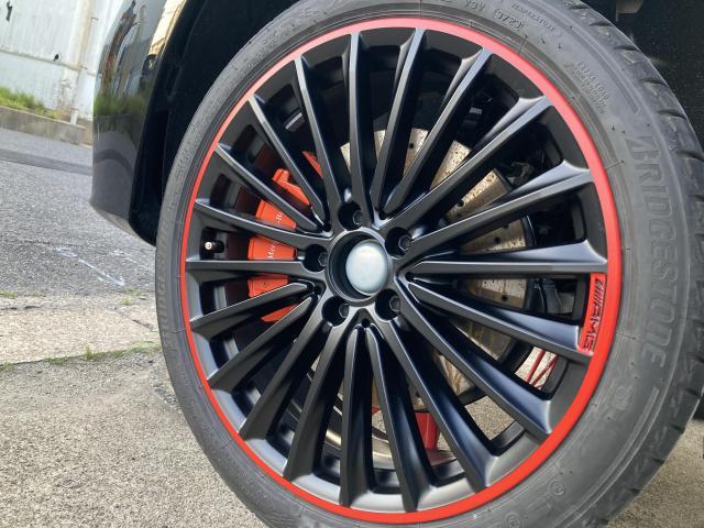 メルセデスベンツ ホイール マットブラック塗装＆塗分け塗装