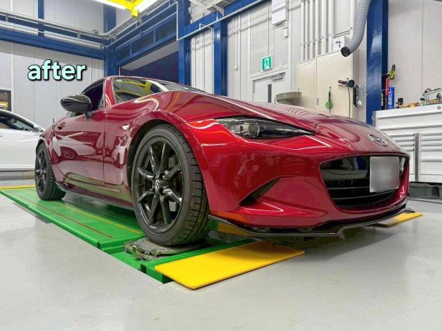 マツダ　ロードスター　車高調取り替え