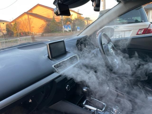 マツダ　アクセラスポーツ　カーエアコンクリーニング　車エアコン洗浄　エバポレーター洗浄　愛知　岐阜　三重　名古屋　小牧　美濃加茂　可児　関　多治見