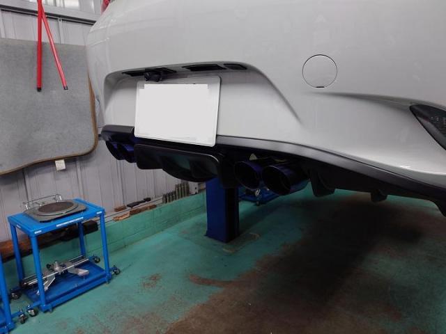 マツダ　ND　ロードスターRF　マフラー　リアディフューザー　持ち込み　取り付け　　　　　　タイヤ交換　持込パーツ　車検　整備　柏市　流山市　野田市　松戸市　我孫子市　取手市　守谷市　三郷市　吉川市　他地域　大歓迎です！！