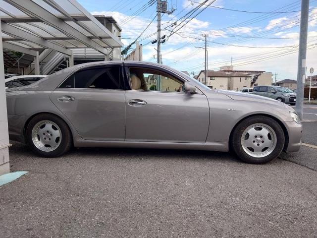 トヨタ　１２０系　マークＸ　ダウンサス　持ち込み　取り付け　アライメント調整　施工　　　　　　持込パーツ　車検　整備　柏市　流山市　野田市　松戸市　我孫子市　取手市　守谷市　三郷市　吉川市　他地域　大歓迎です！！