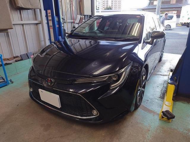 トヨタ　カローラツーリング　エンブレム　持ち込み　取り付け　　　　　　　持込パーツ　車検　整備　柏市　流山市　野田市　松戸市　我孫子市　取手市　守谷市　三郷市　吉川市　他地域　大歓迎です！！