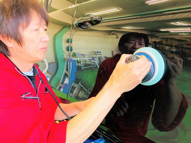 【コーティング３】丁寧にコーティングしていきます