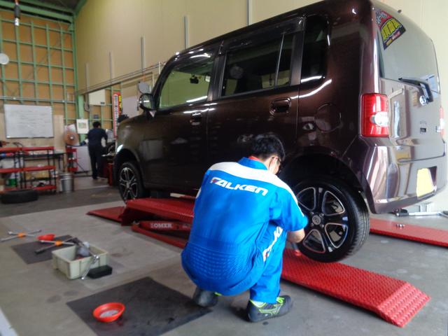 軽自動車の新品タイヤ組替え交換で１台１５分前後です！
