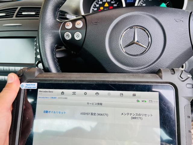 SLK350 R171 エンジンオイル交換　メルセデスベンツ　矢吹　
ペトロナス　診断機　テスター　輸入車　外車