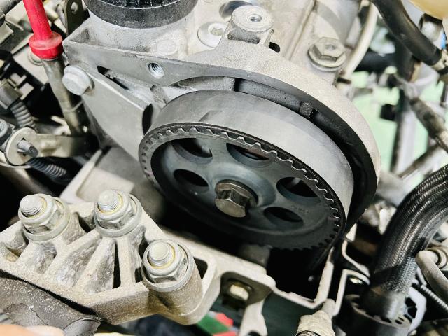 アバルト500 タイミングベルト交換 ウォーターポンプ交換 312A1 アバルト500 タイミングベルト交換 ウォーターポンプ交換 312A1