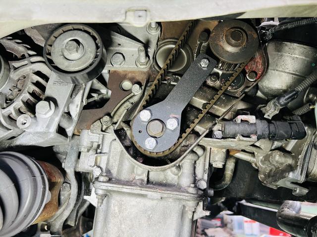 アバルト500 タイミングベルト交換 ウォーターポンプ交換 312A1 アバルト500 タイミングベルト交換 ウォーターポンプ交換 312A1