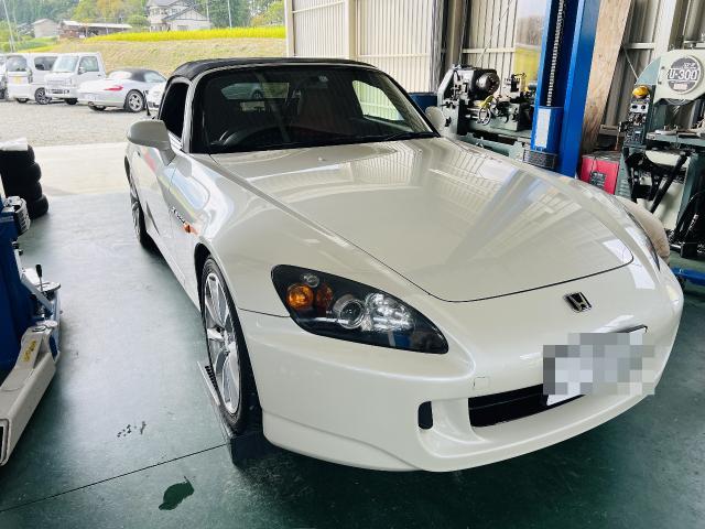 S2000 AP2 オイル交換　ロイヤルパープル　HPS  F22C 矢吹