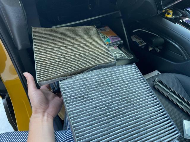 四日市市　ヴェゼル　カーエアコン　洗浄　消臭　除菌　抗菌　Ag+