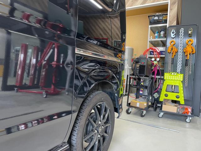 四日市市　スズキ　エブリィ　板金塗装
キズ直し　安い　代車無料